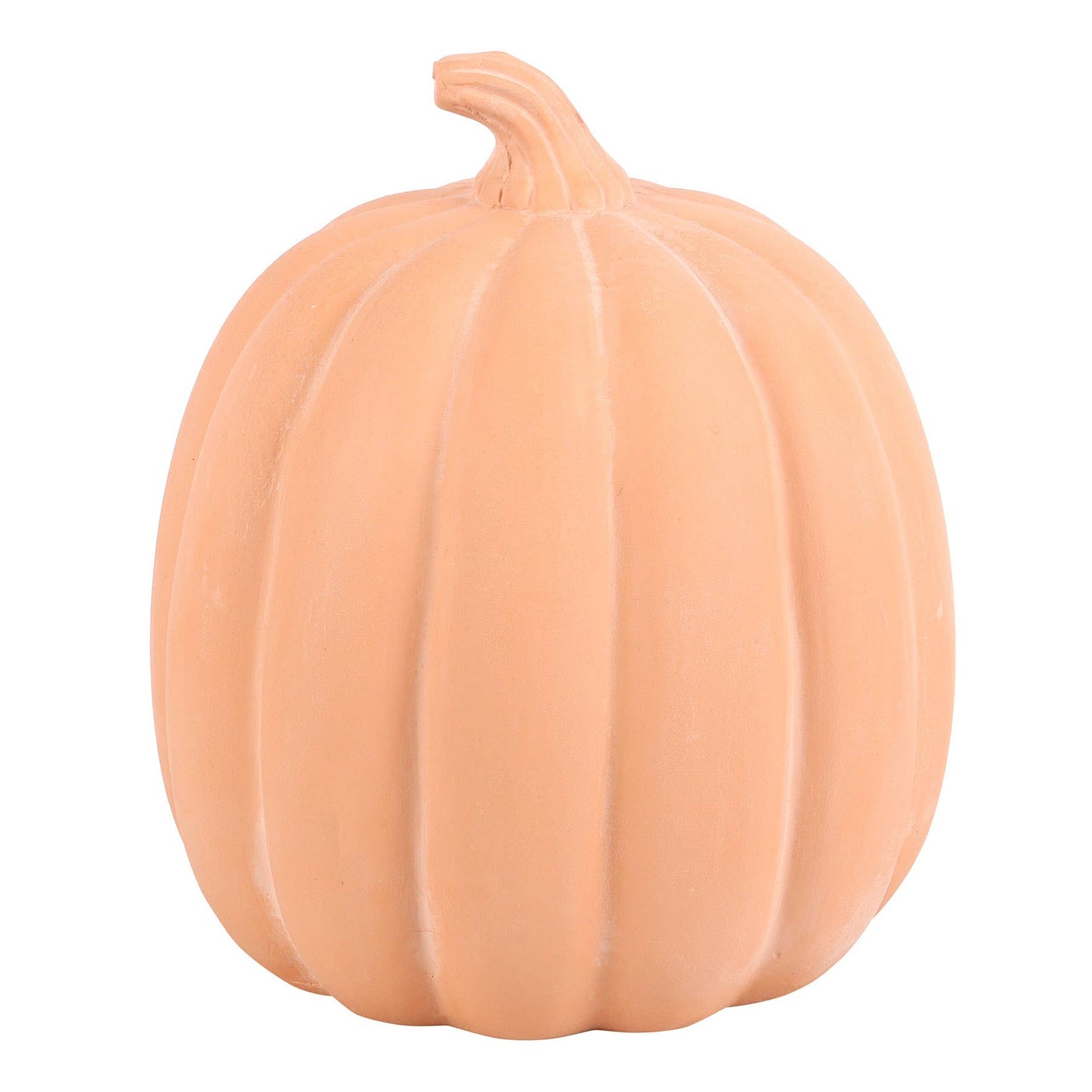 9" Terracotta Halloween Pumpkin Decoration