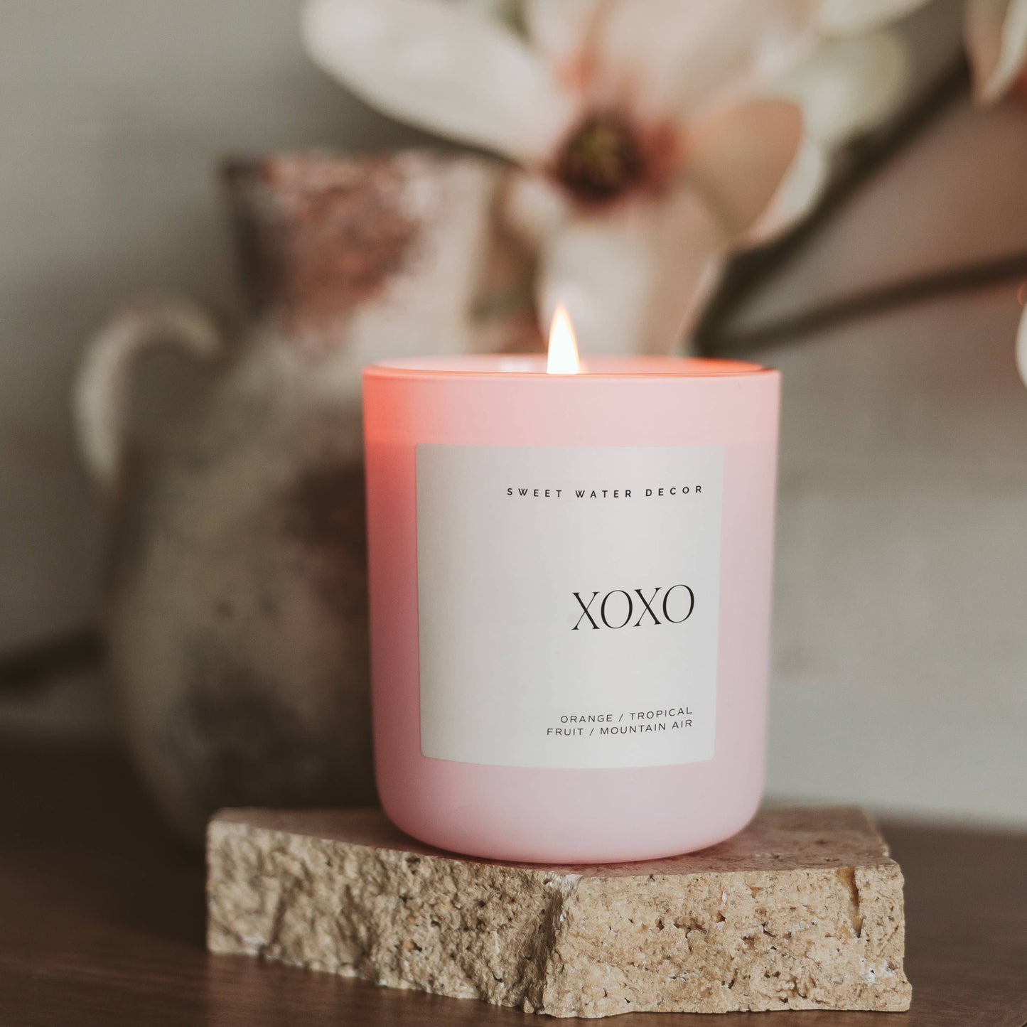 XOXO Valentine's Day 15 oz Soy Candle w/Matte Jar - 49th & Magnolia