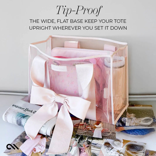 Case-Mate Ballet Pink Bow Jelly Tote Bag by Case-Mate