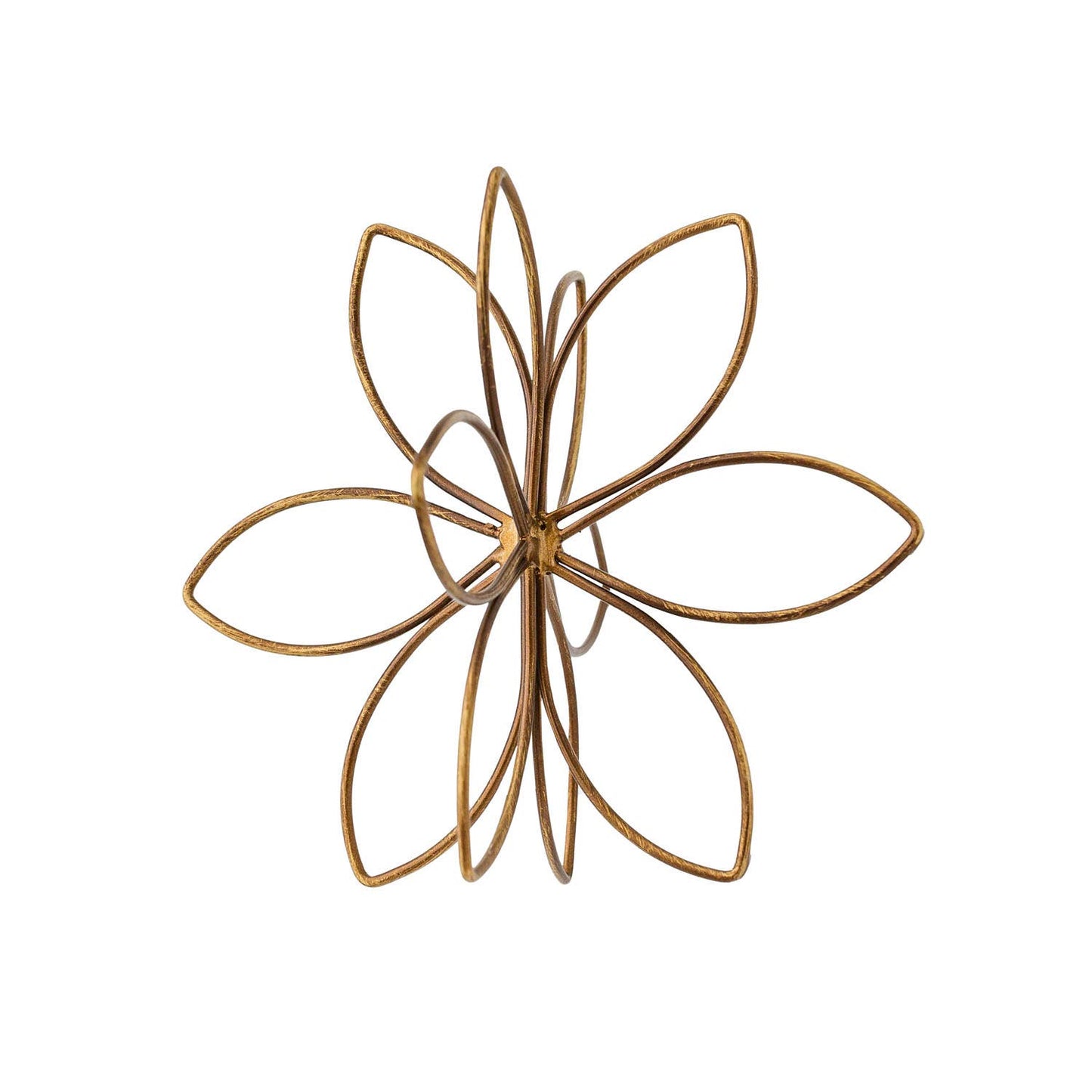 Bohdi Flower Metal Wire Decorative Accent Bronze - 49th & Magnolia