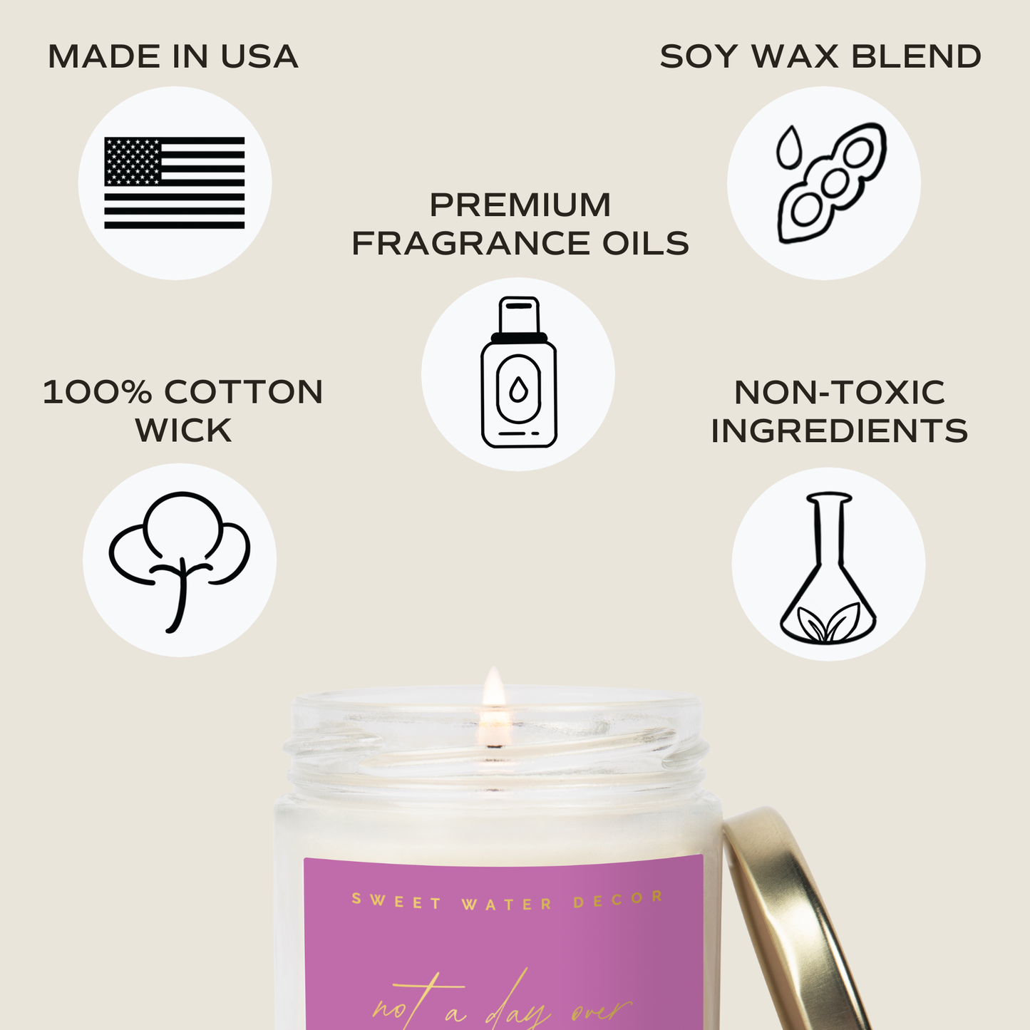 Not A Day Over Fabulous Soy Candle - 49th & Magnolia
