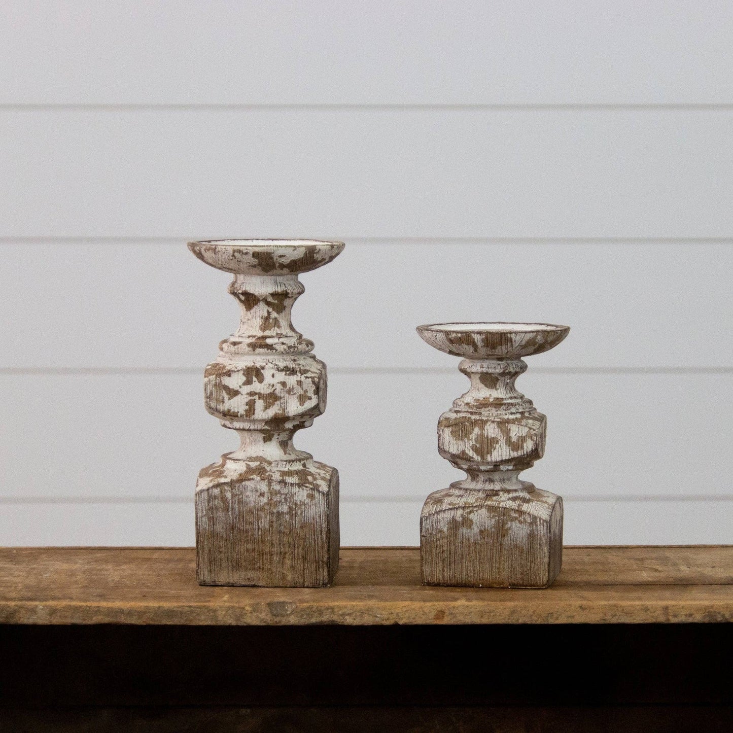Chippy Candle Holders (Set Of 2) - 49th & Magnolia