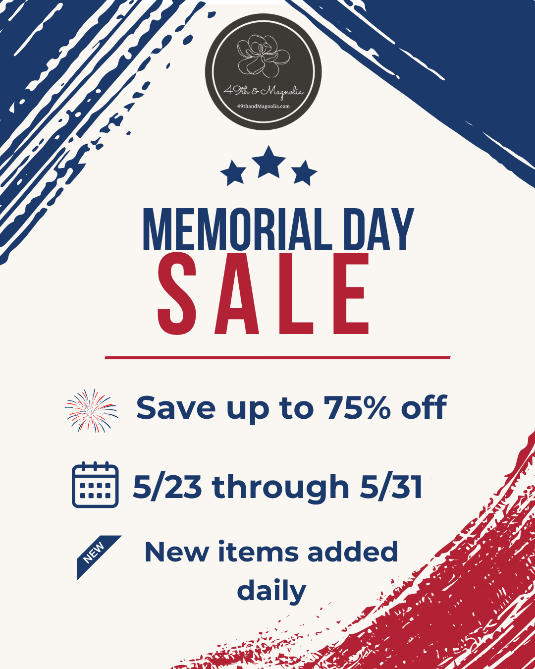 Memorial Day Sale
