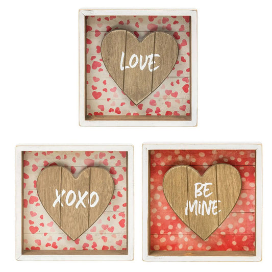 Valentine Shadow Box Sign