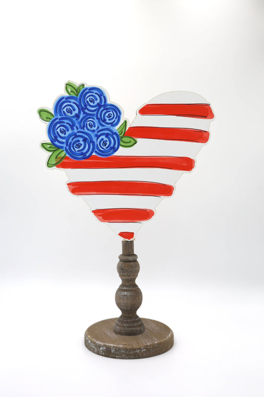 Flowery USA Flag Topper (Base Sold Separately)