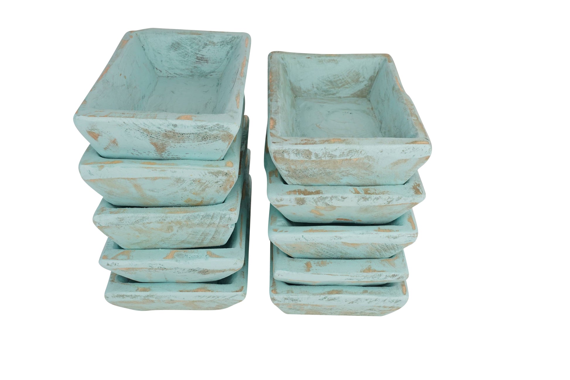 Sierra Dough Bowl-6x12 inches-Candle Ready-Seaside Blue - 49th & Magnolia