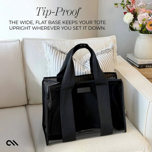 Case-Mate Midnight Black Jelly Tote Bag by Case-Mate