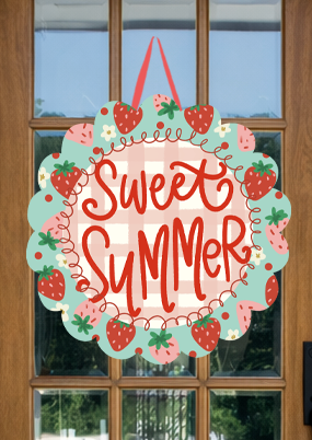 Sweet Summer Door Hanger