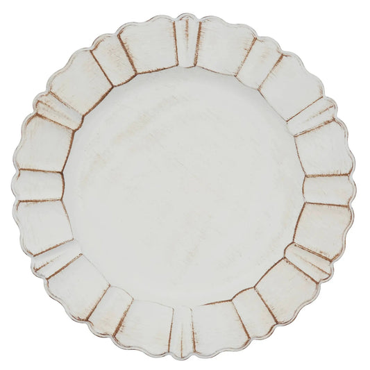 Scalloped Ruffled Charger by Saro Lifestyle