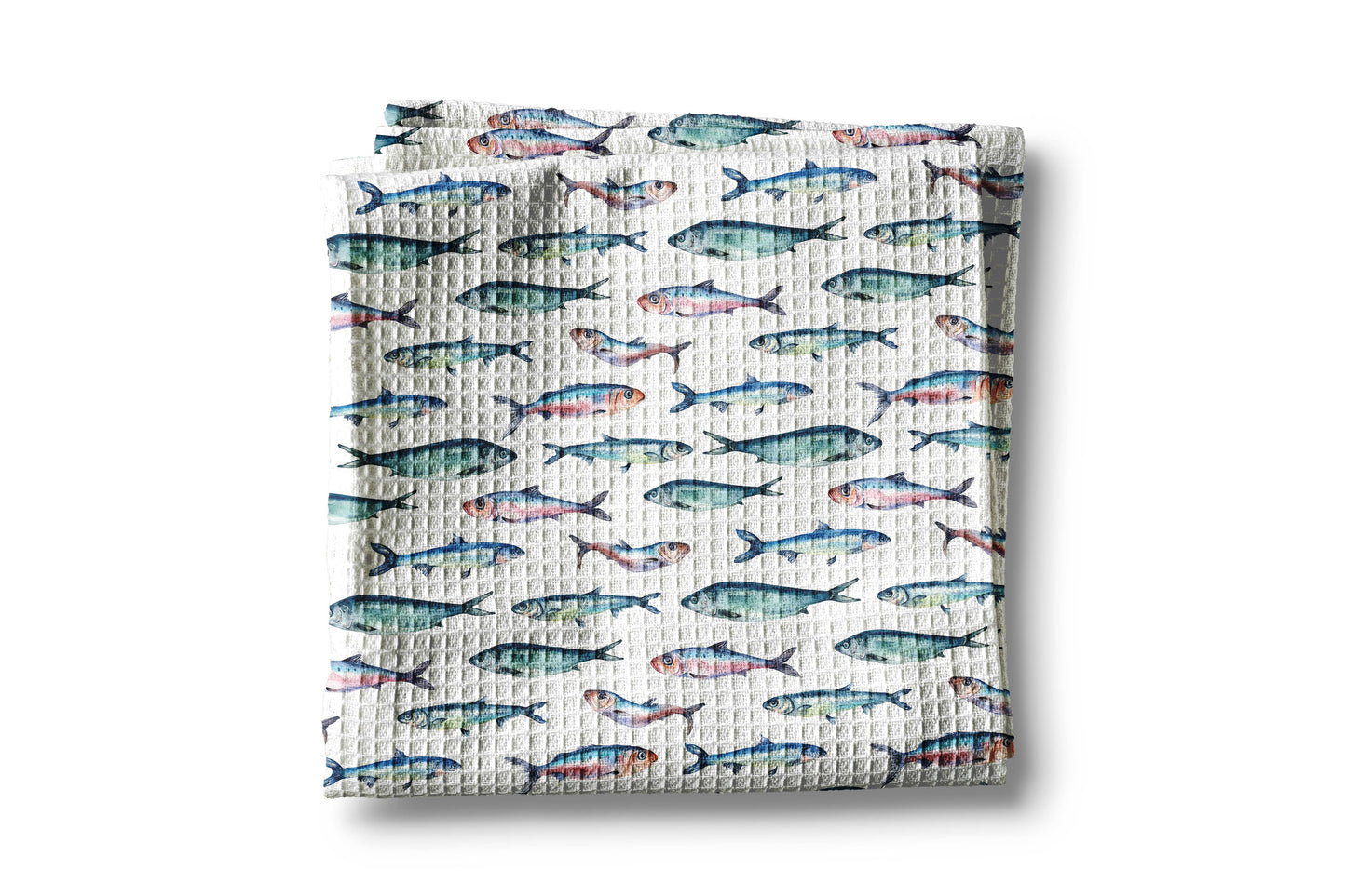 Father’s Day Gift Fish Saltwater Coastal Ocean Kitchen Towel