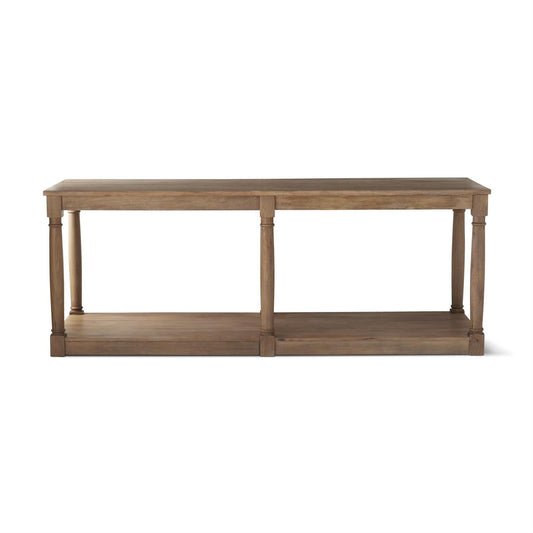 Palm Springs Mango Wood 2 Tier Console Table