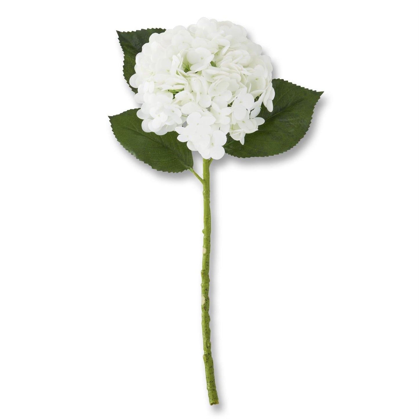20 Inch White Real Touch Hydrangea Spray