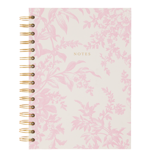 Laura Ashley English Garden Spiral Journal Pink 6x8
