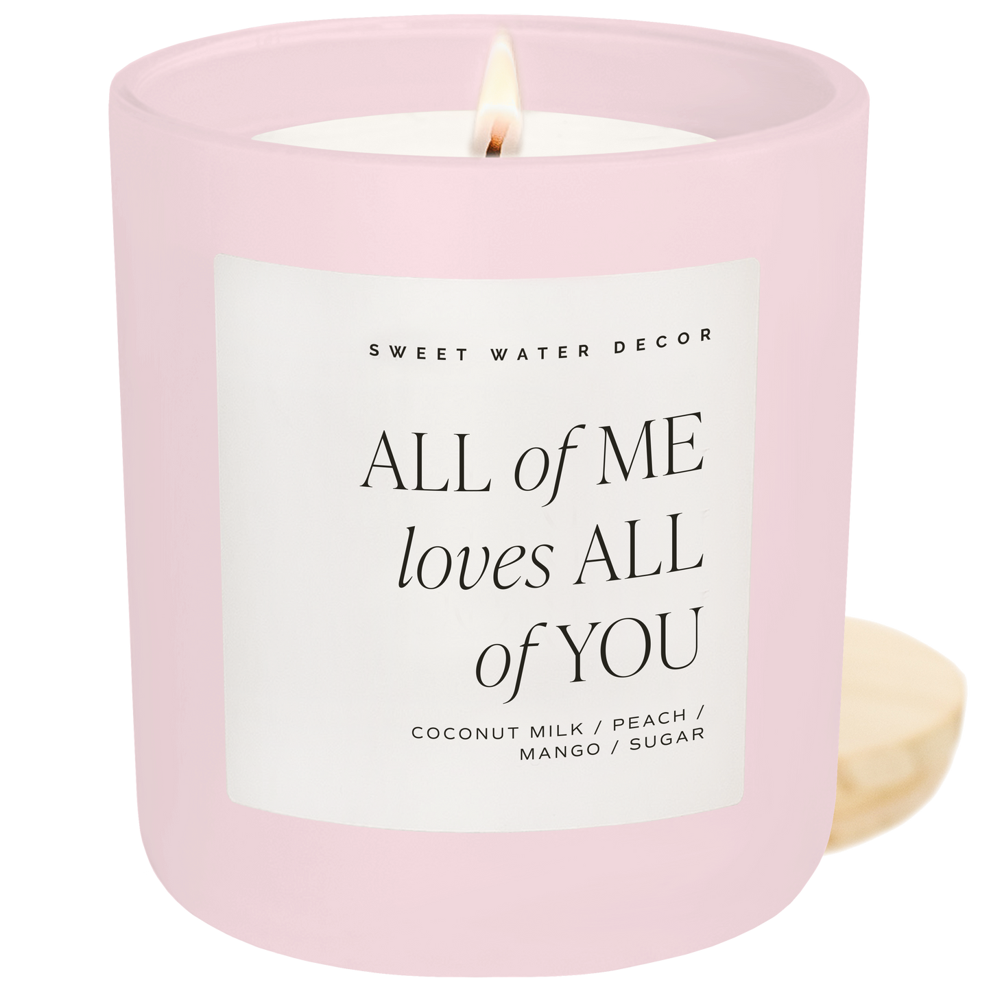 All of Me Loves All of You 15 oz Soy Candle, Matte Jar