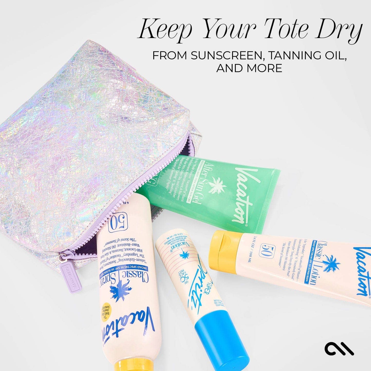 Soap Bubble™ Waterproof Beach Zip Pouch