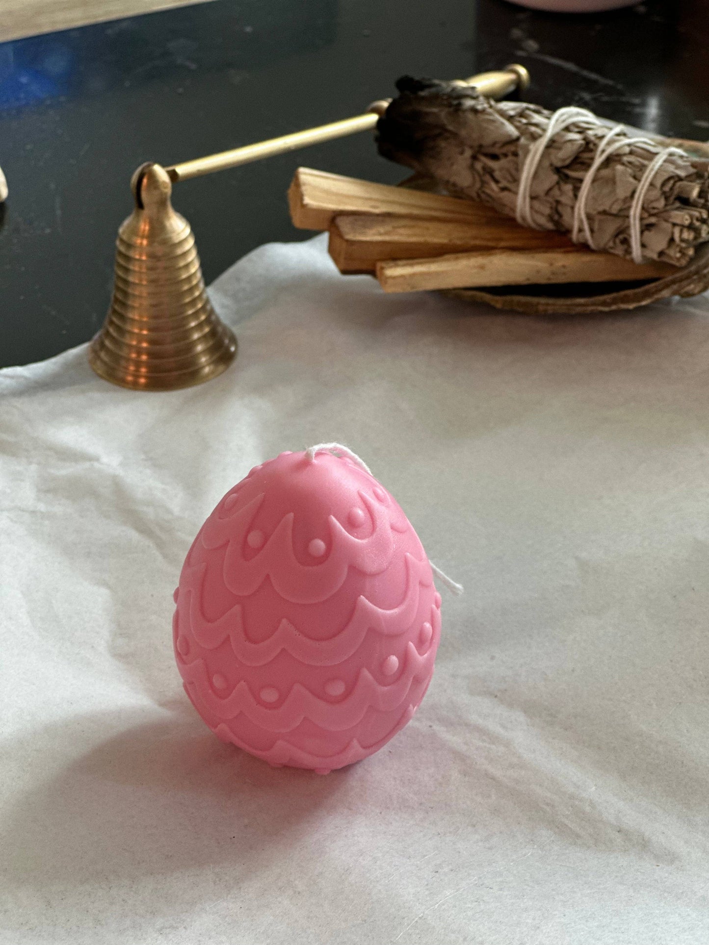 Pastel Party Easter Egg Candle