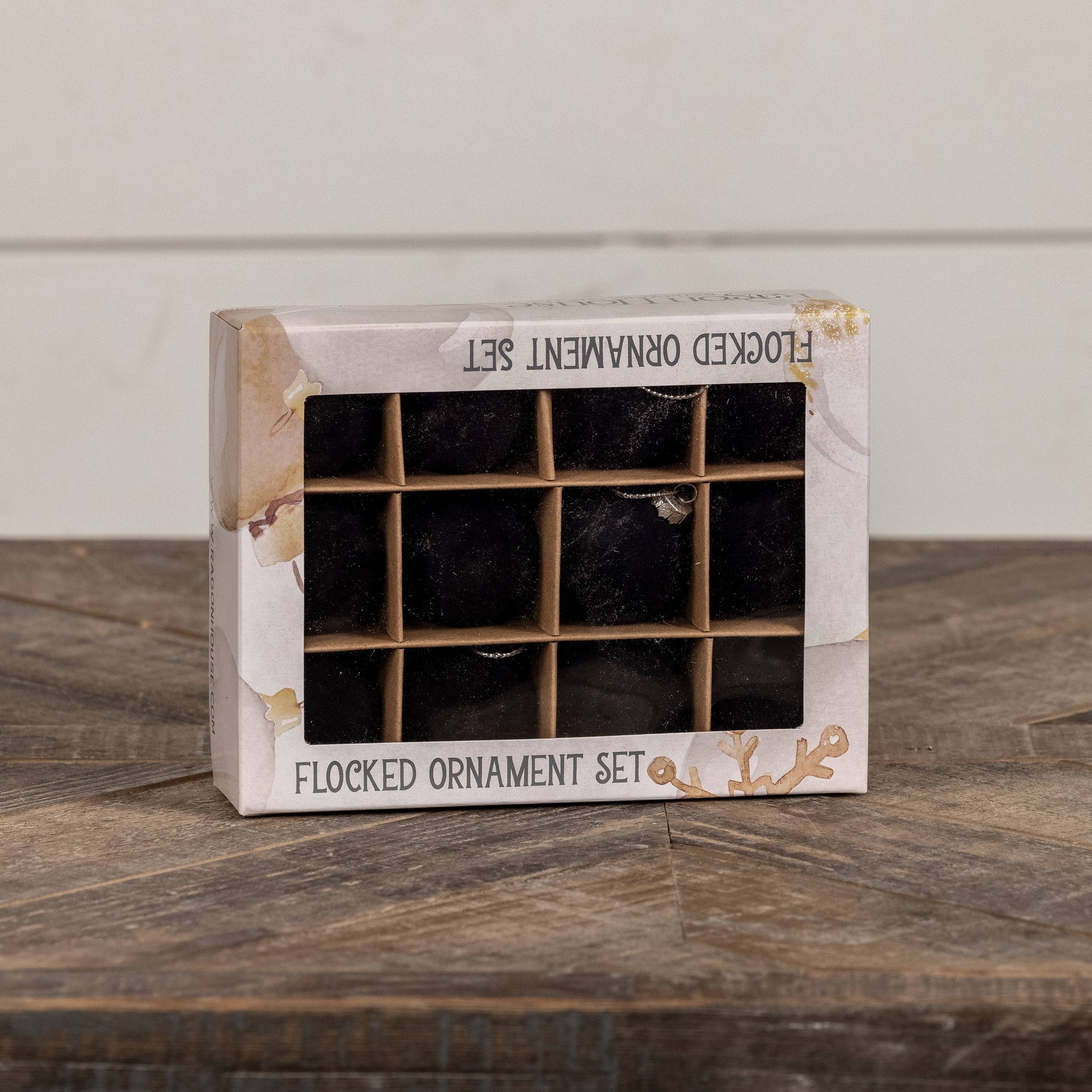 1.75" BLACK FLOCKED BALLS (Box of 12) - 49th & Magnolia