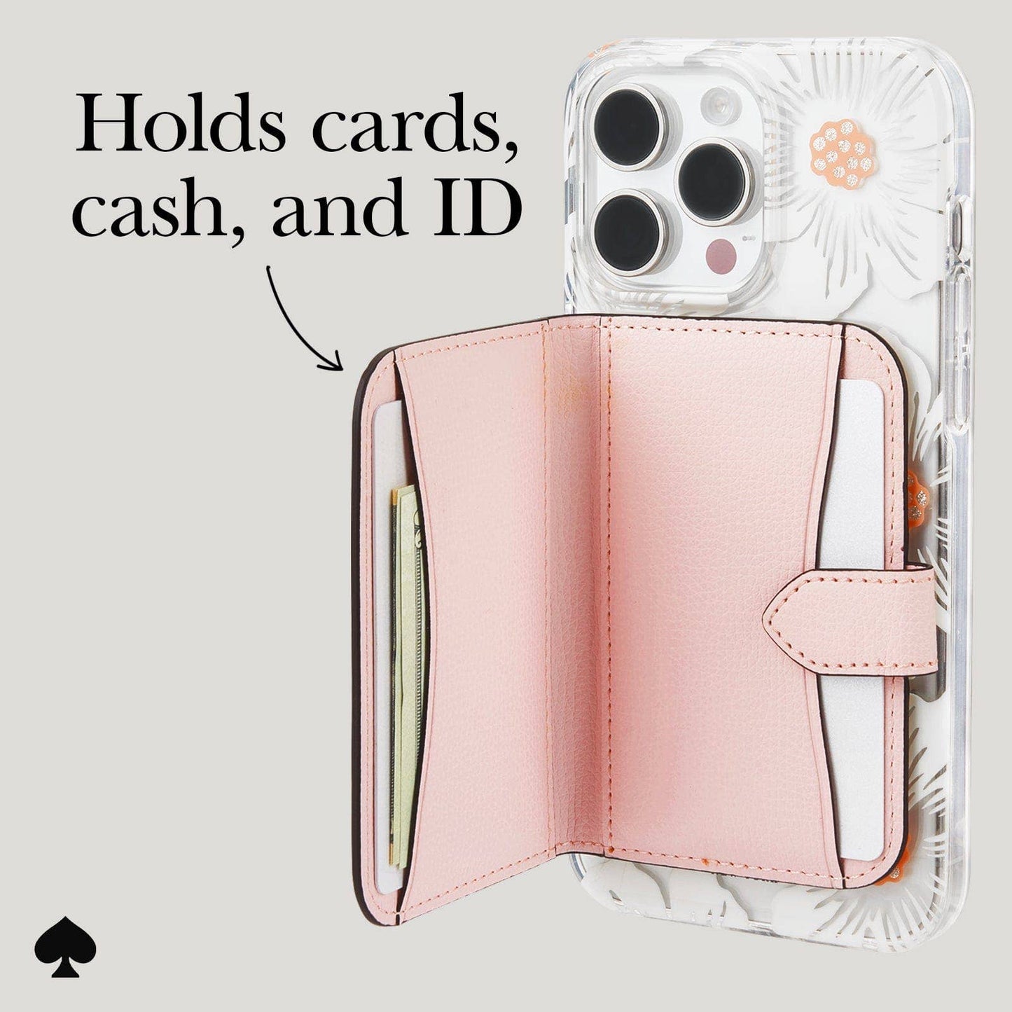 Kate Spade New York Morgan Wallet MagSafe - Chalk Pink