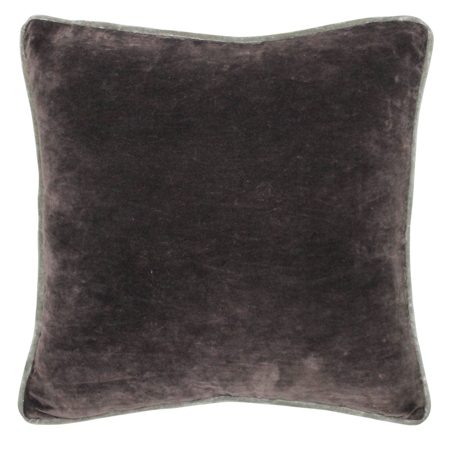 Andover Velvet Pillow Cedar Brown