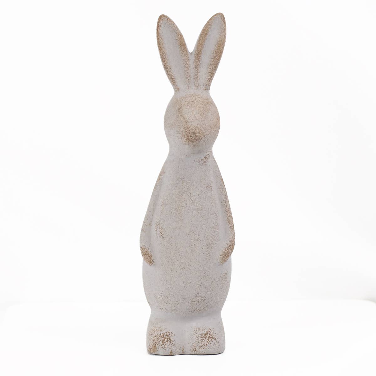 Aubrey Bunny Décor-Antique Gray