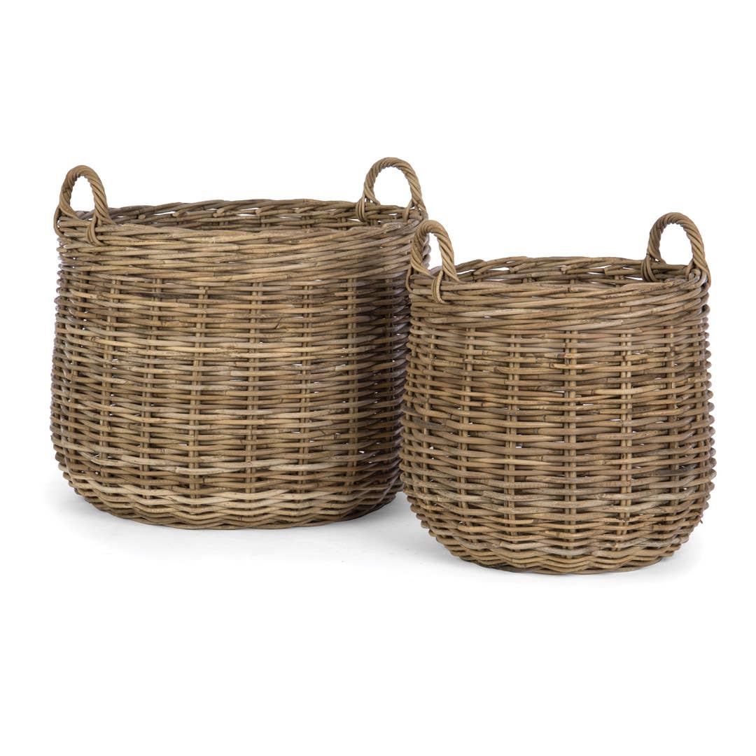 KUBU RATTAN STORAGE BASKET - 49th & Magnolia