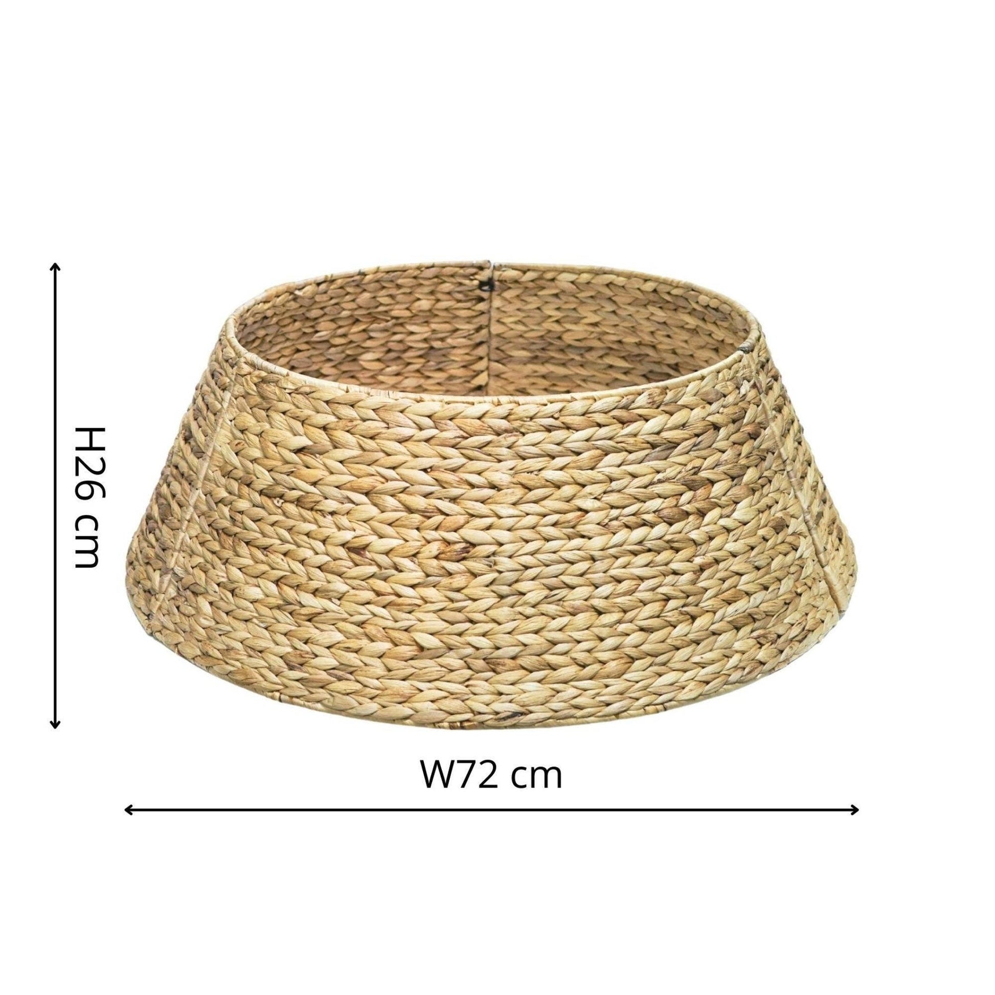 Water Hyacinth Round Foldable Tree Skirt - 49th & Magnolia