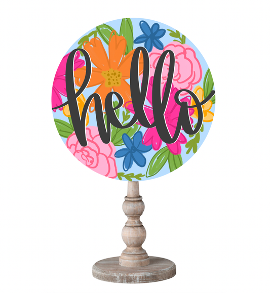 Hello Multicolor Topper (Base Sold Separately)