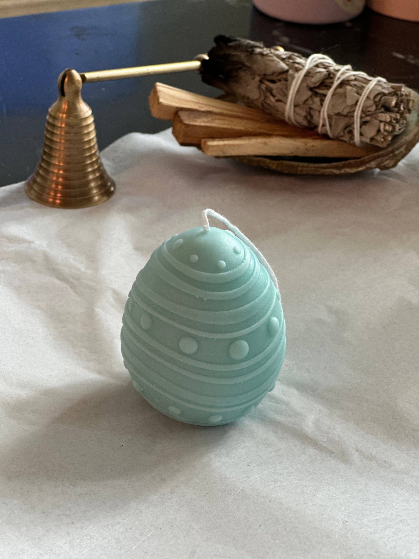 Pastel Party Easter Egg Candle