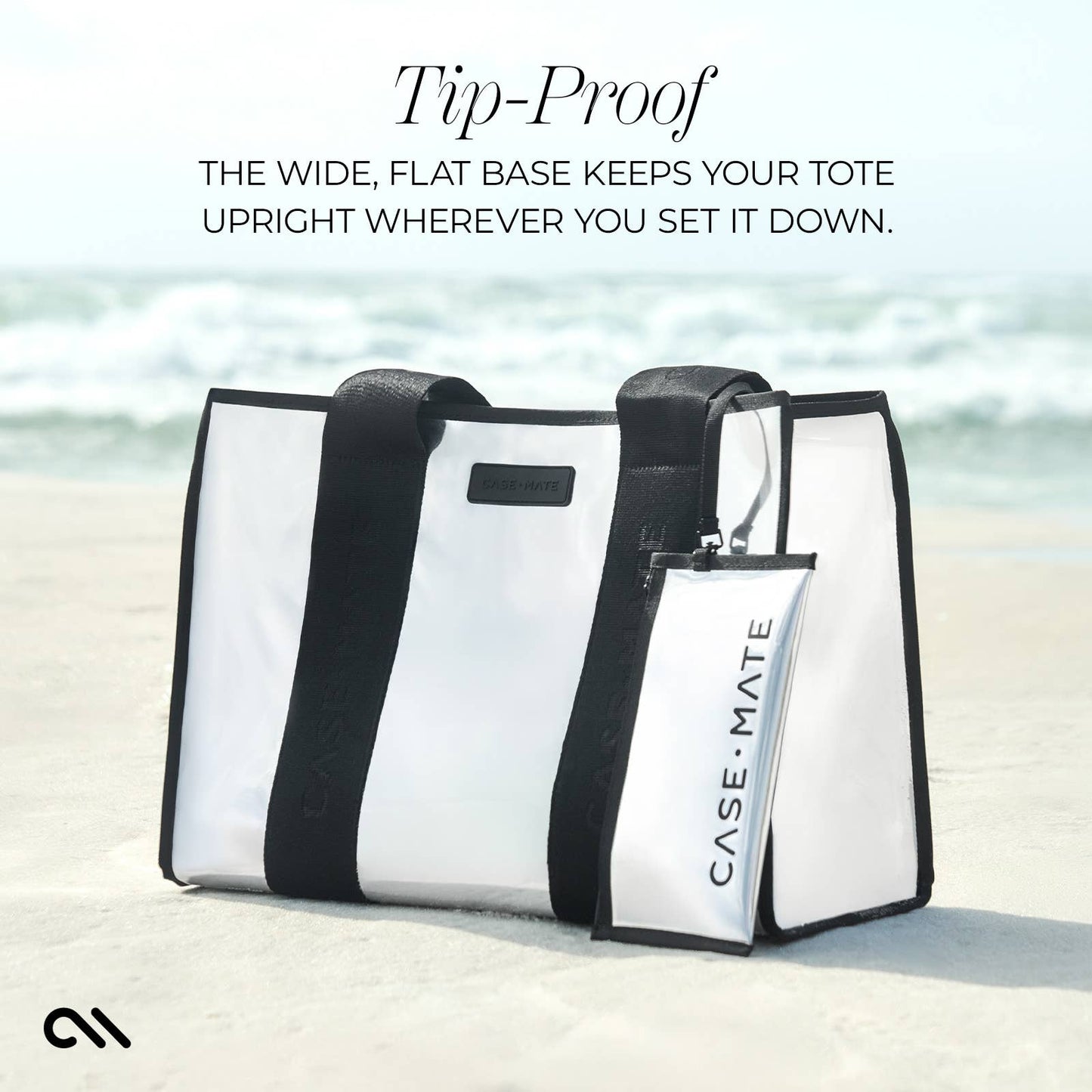 Case-Mate Silver Chrome Jelly Tote Bag