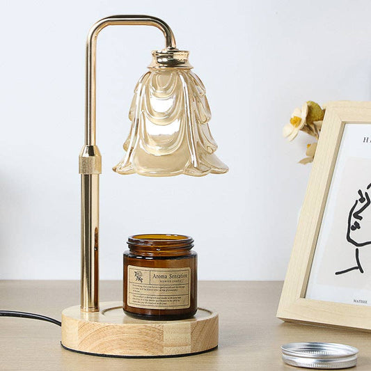 Wooden Candle Warmer Lamp Dimmable Decor (3 Styles)