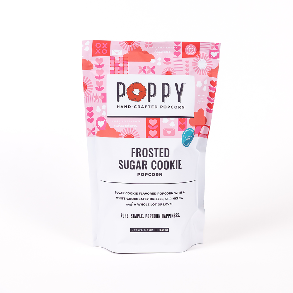 Frosted Sugar Cookie Popcorn
