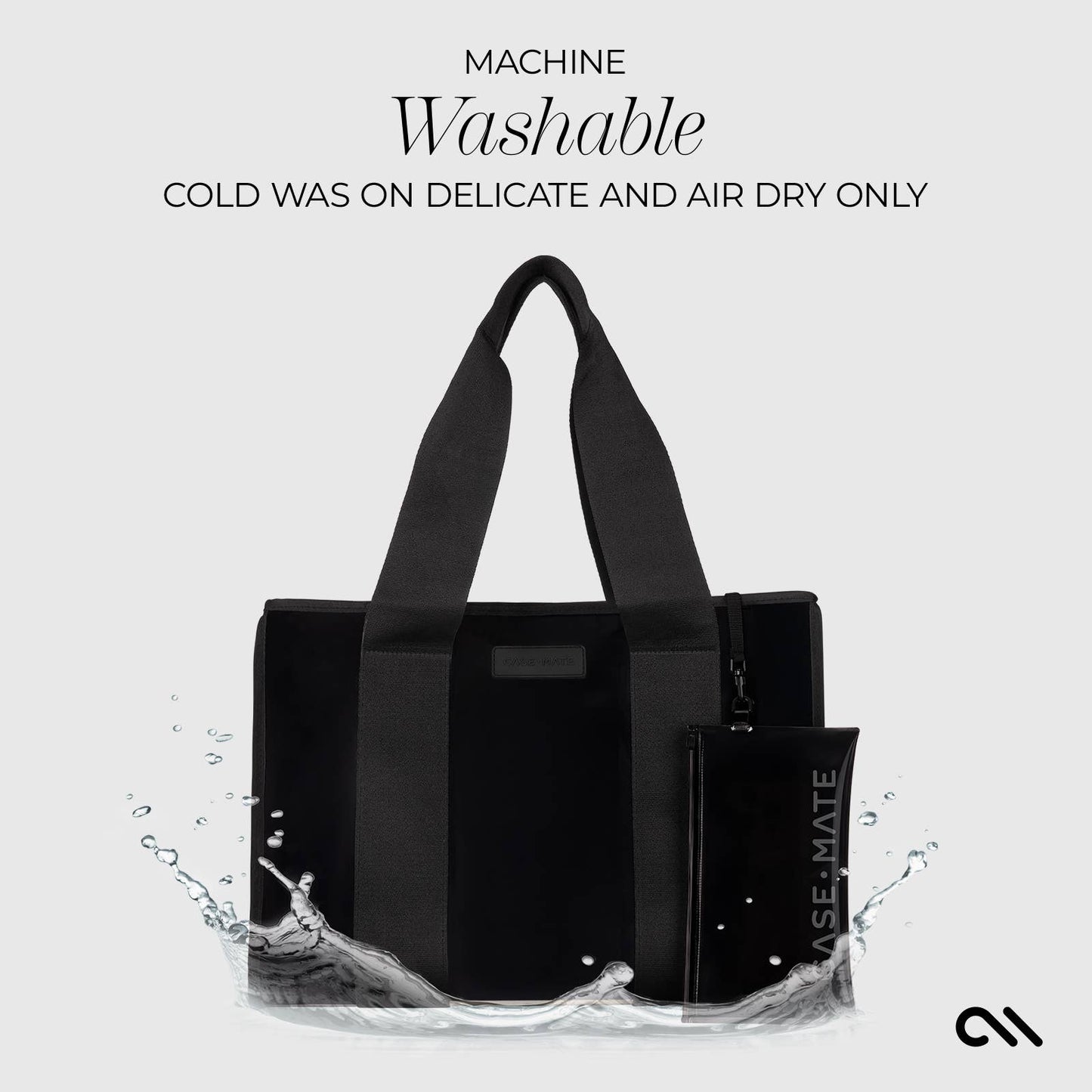 Case-Mate Midnight Black Jelly Tote Bag