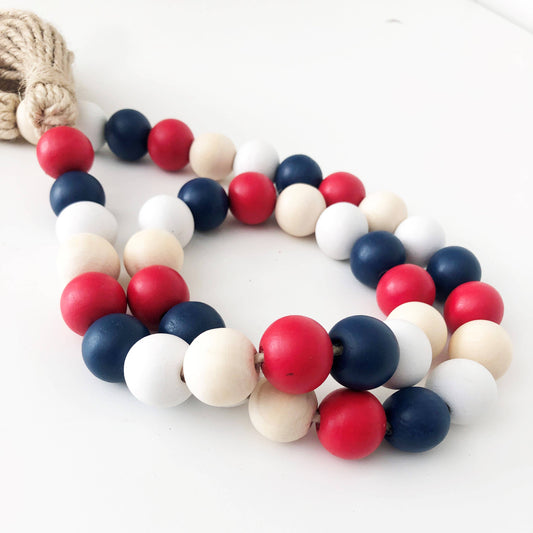 Wood Bead Garlands - Holiday options - 49th & Magnolia
