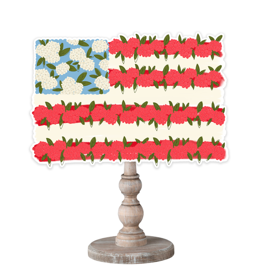 Flag of Flowers Topper