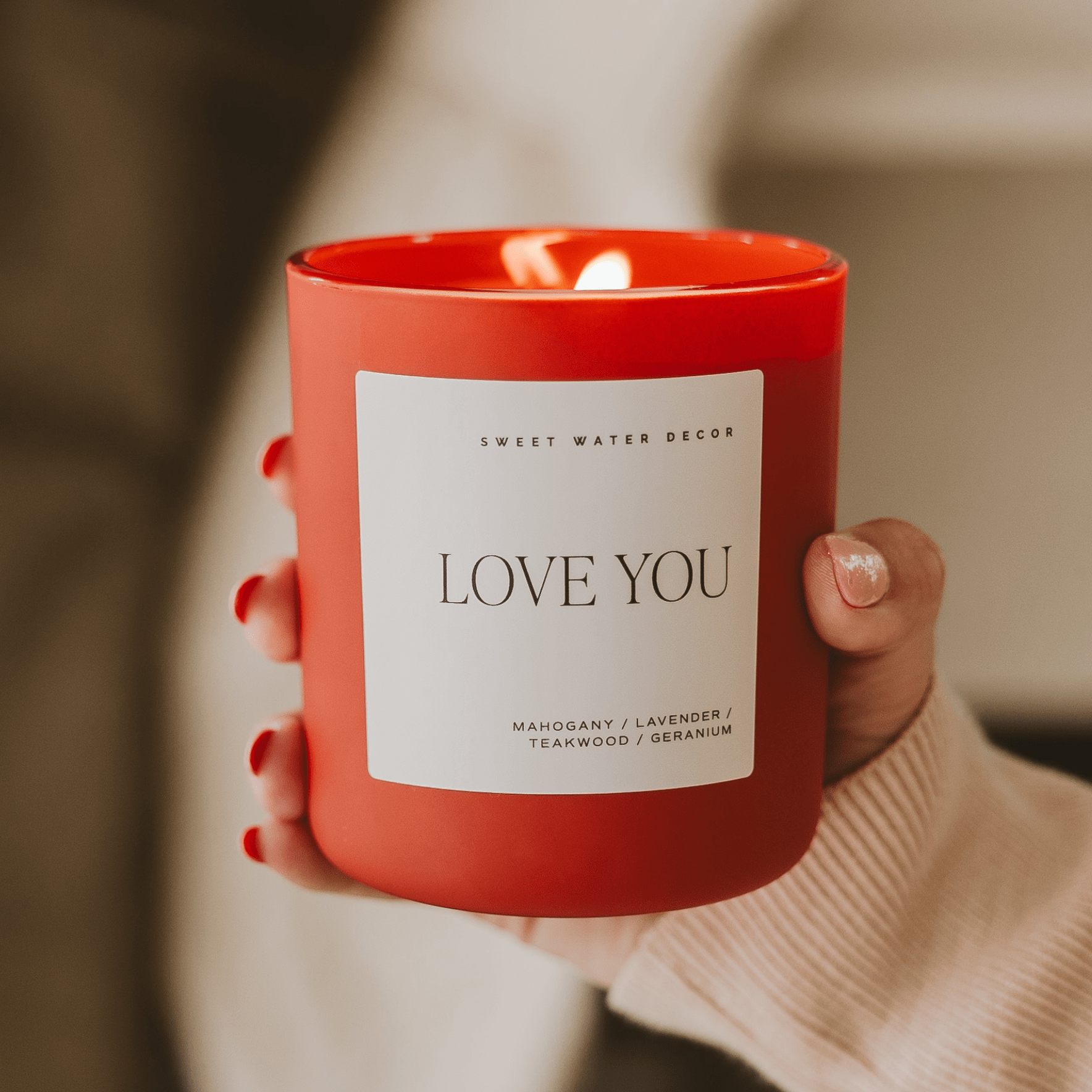 LOVE YOU 15 oz Soy Candle - 49th & Magnolia