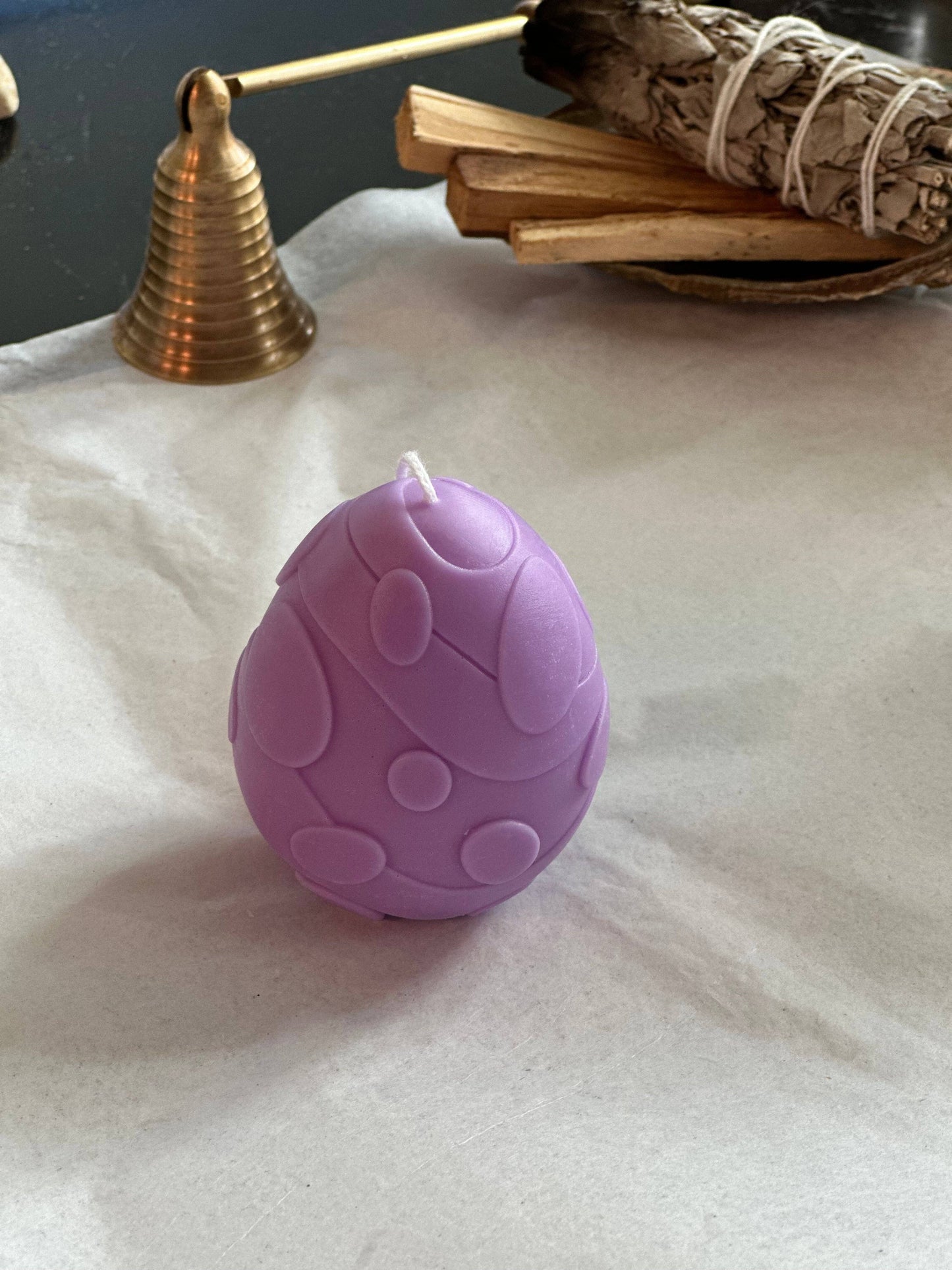 Pastel Party Easter Egg Candle