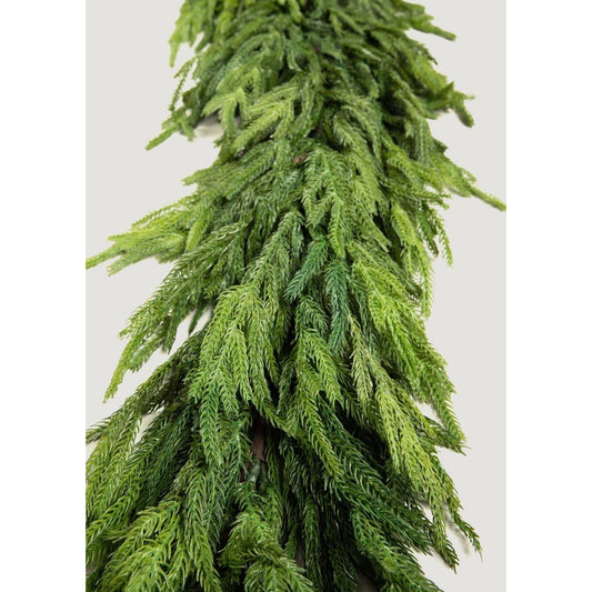 Real Touch Deluxe Norfolk Pine Garland - 96"