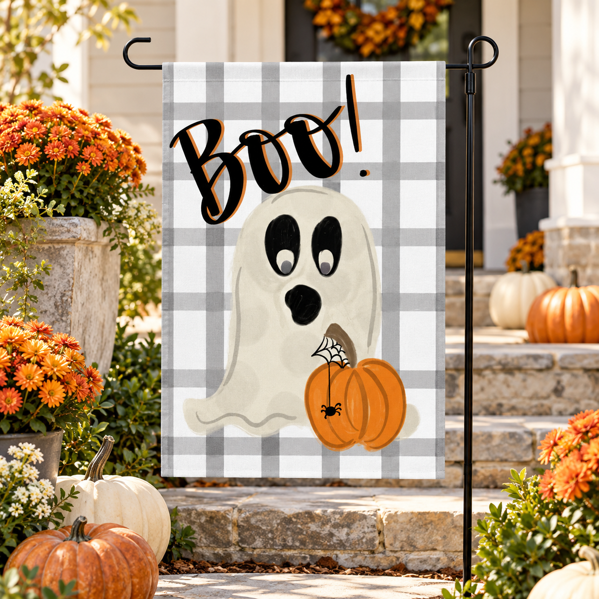 Boo Garden Flag
