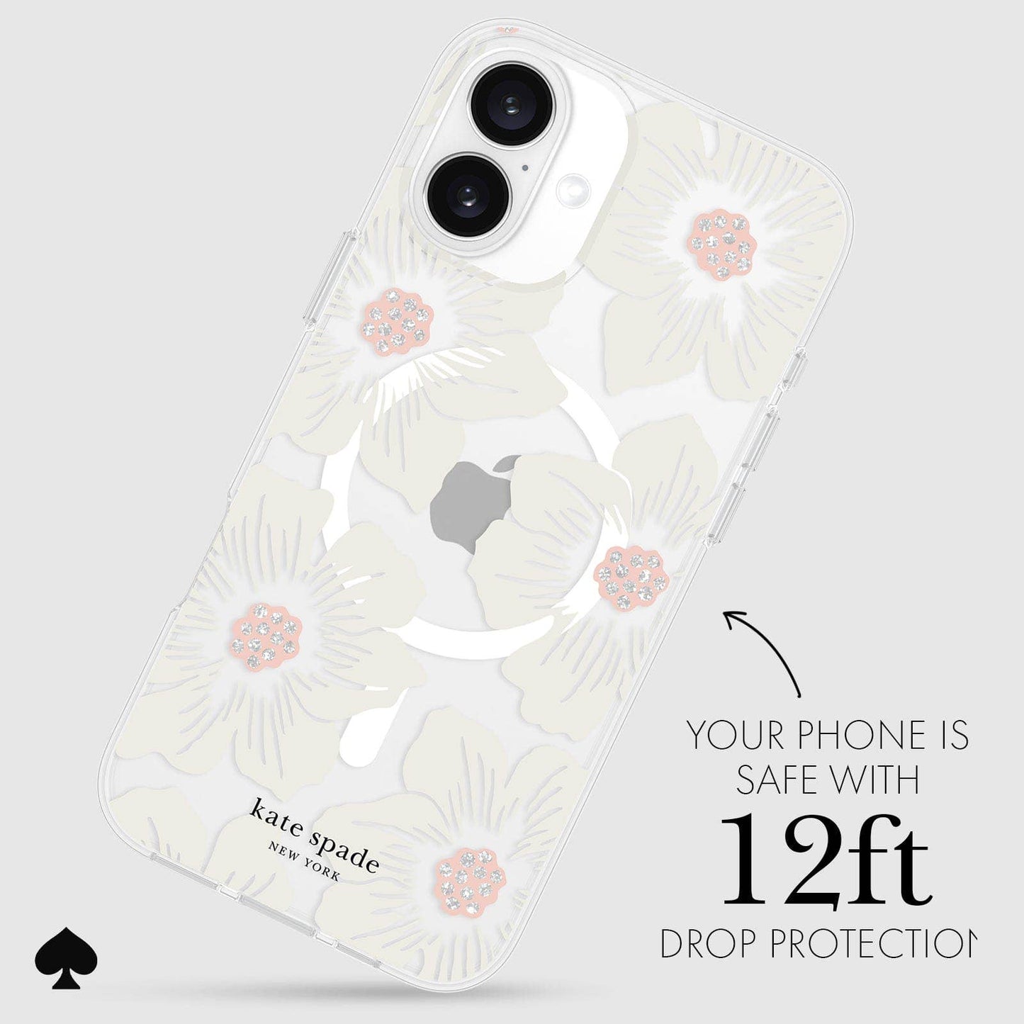 Kate Spade New York iPhone 16 Hollyhock MagSafe