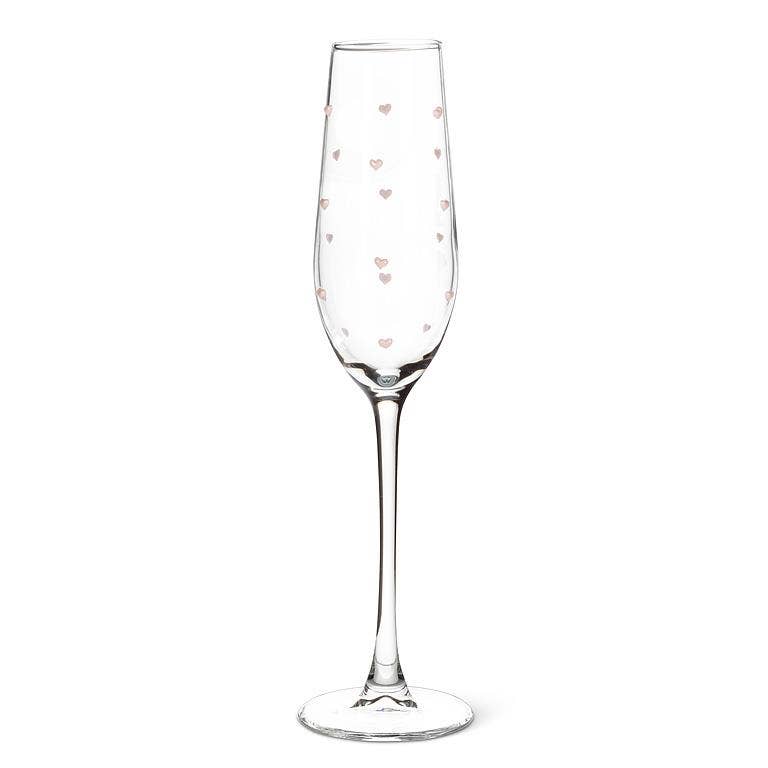 Flute with Pink Hearts (8oz)