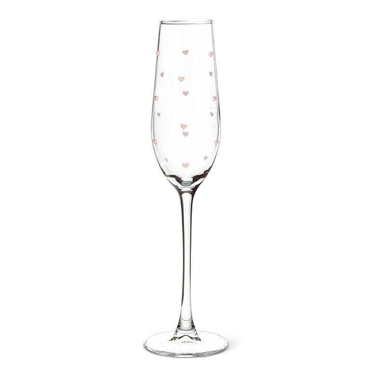 Flute with Pink Hearts (8oz)