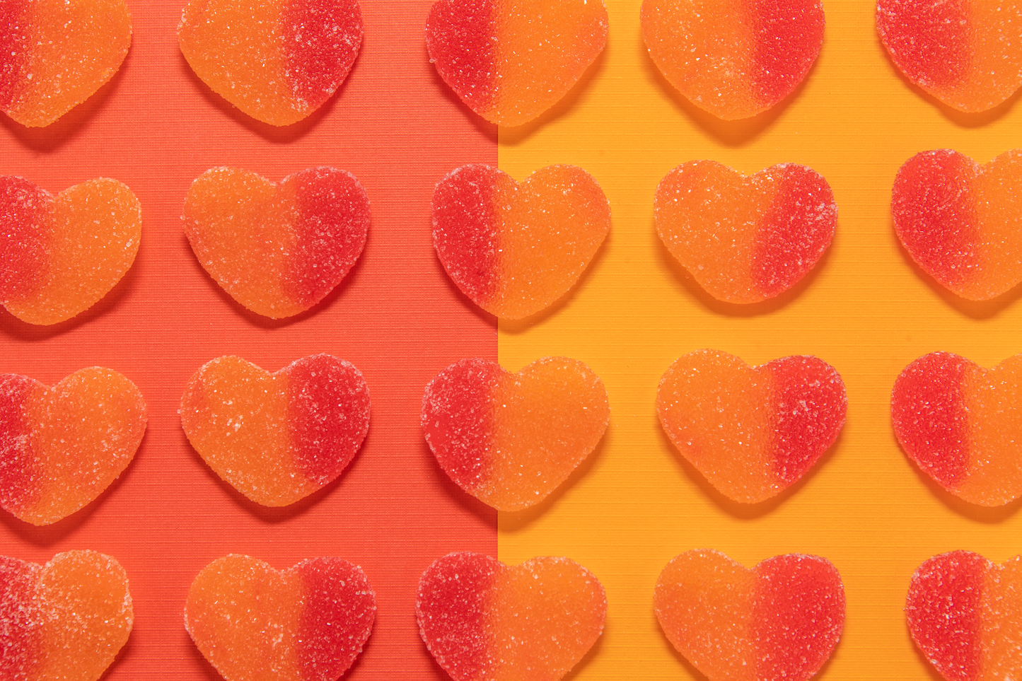 Peach Hearts Candy Club Gummies