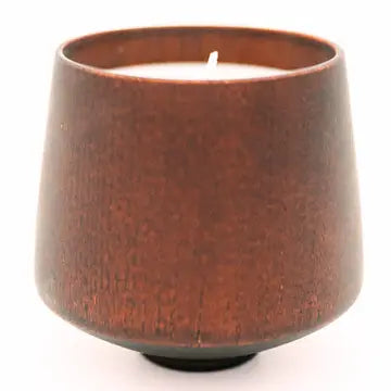 7.5oz 49th Midnight Amber Dark Wooden Jar Candle