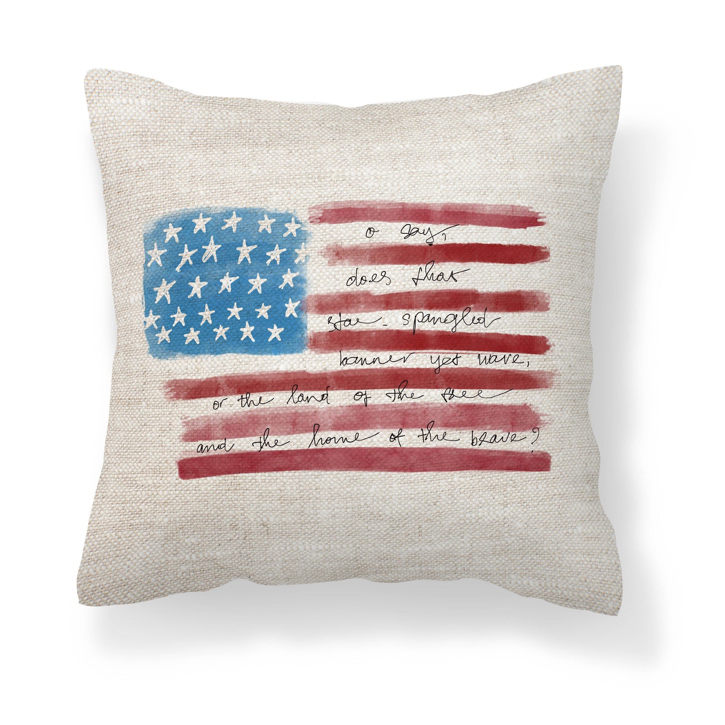 4th of July Flag Pillow