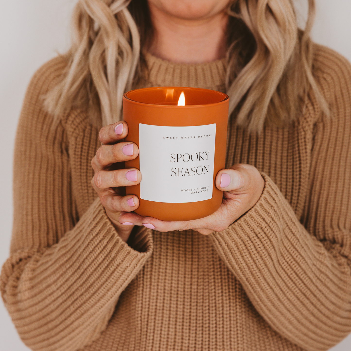 Spooky Season Soy Candle - 15 oz Matte Jar