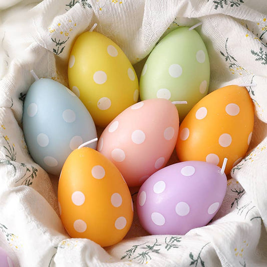 Easter Scented Macaron Egg Decorative Candle