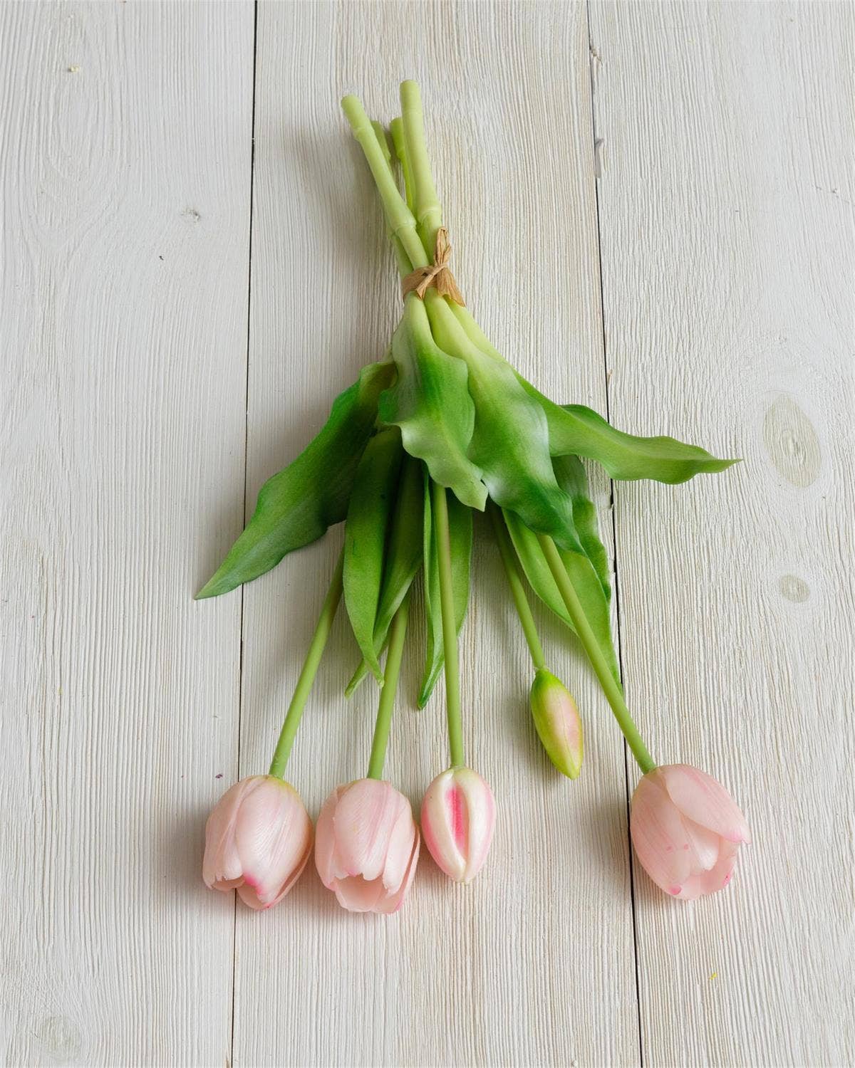 Light Pink Real Feel Tulip Bunch