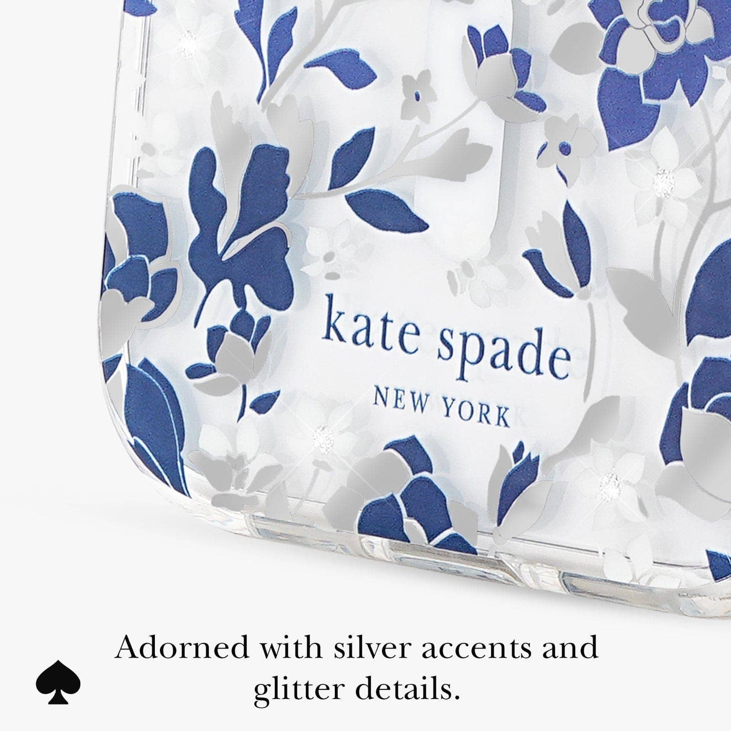 Kate Spade New York Flowerbed Blue MagSafe iPhone 17 17/Pro/Pro Max