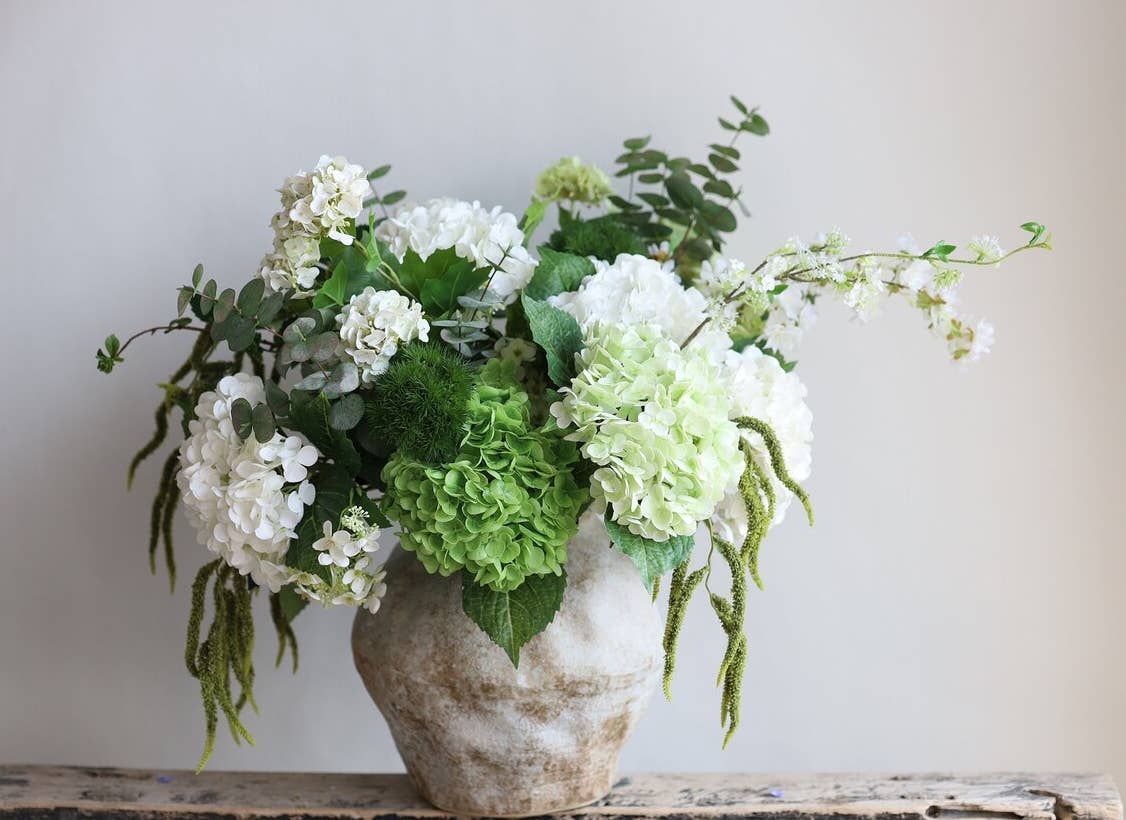 12.5"Real Touch Lifelike Hydrangea-6”bloom