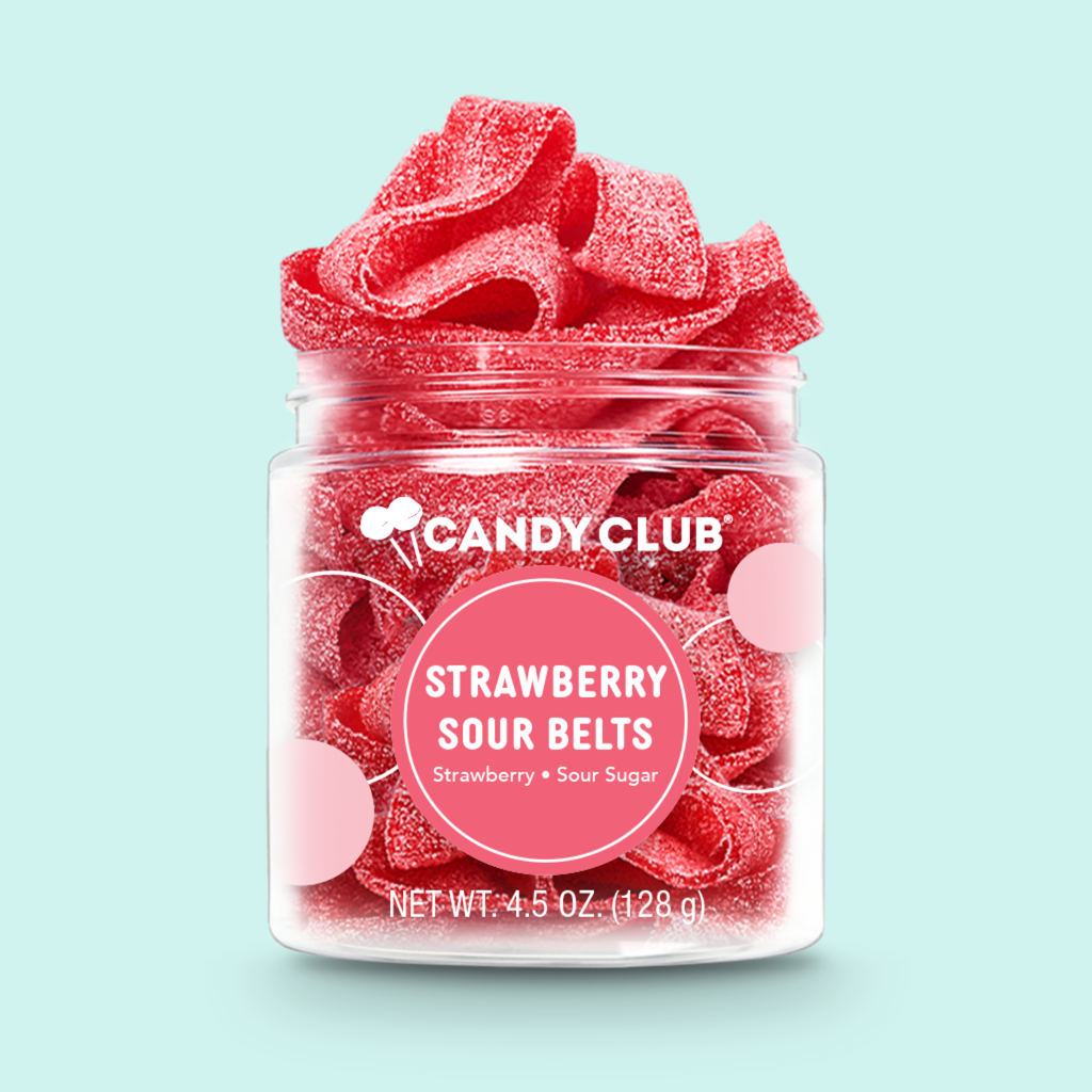 Candy Club Strawberry Sour Belts